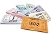 Mono Board Game Money Replacement Set - $48,020 - Bills (4 x 2.2 Inches), 70 of each Amount, 490 Bills Total