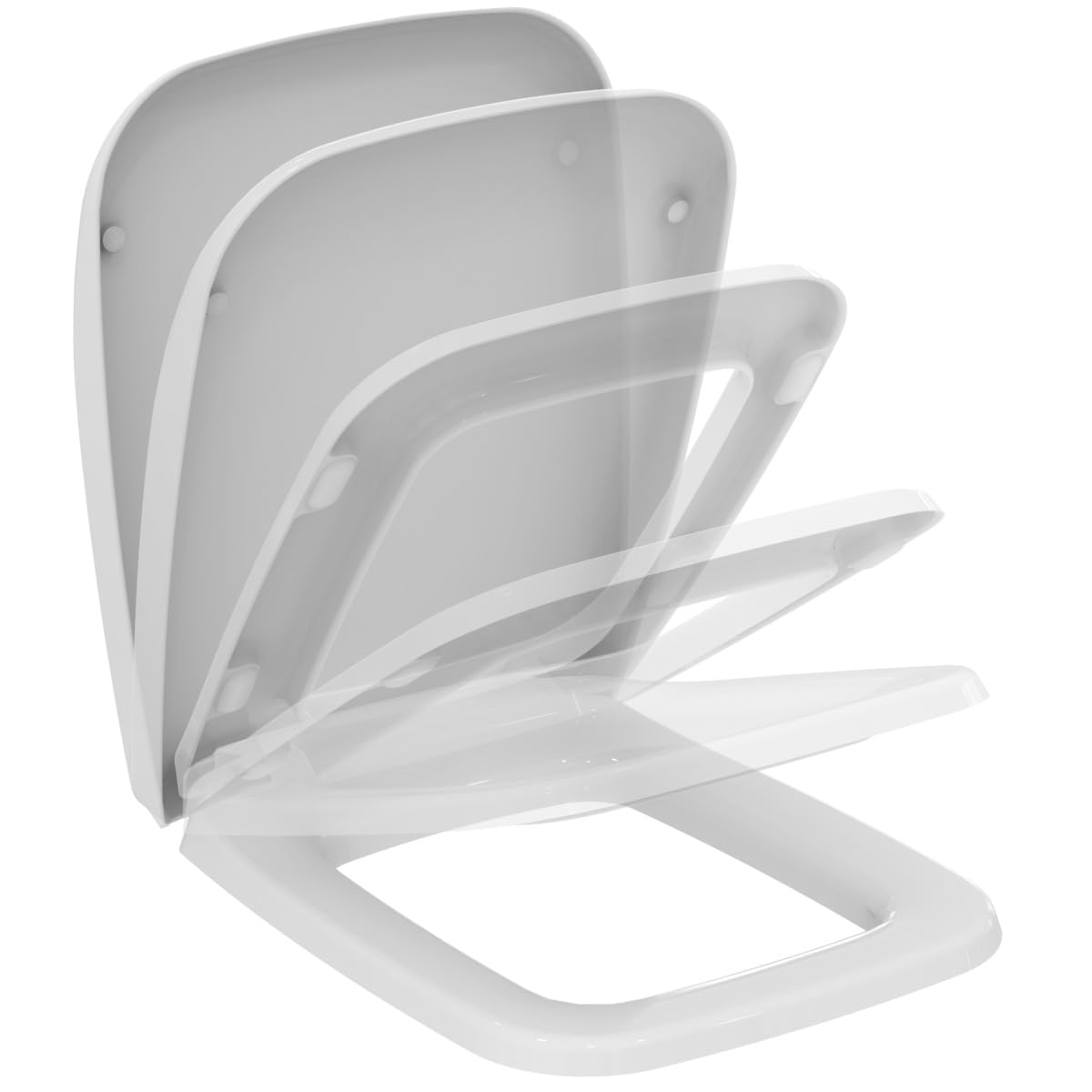 Ideal Standard T663801 Original Ventuno Toilet seat with Soft Closing