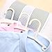 Ohuhu Strong Plastic Clothes Hangers with Anti-Slip Design, Standard Pants Hanger, White-36 PACK