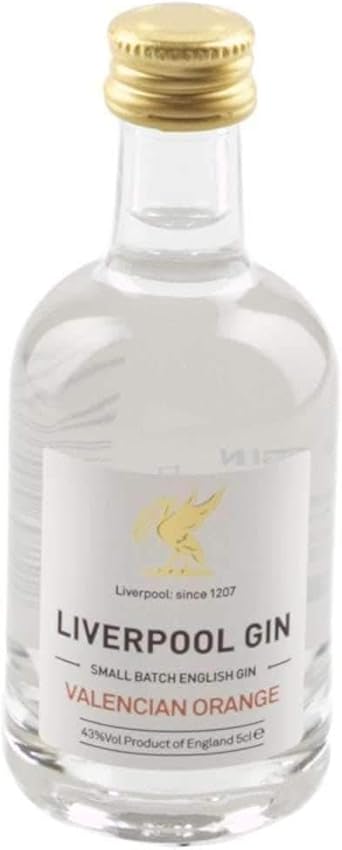 Liverpool Small Batch Valencian Orange English Gin Miniature 5cl Amazon Co Uk Beer Wine Spirits