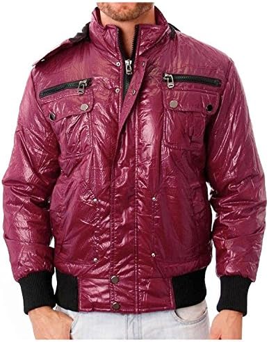 G Zap Mens Zip-Up Long Sleeve Paded Down Jacket(MENOW-JKT,DRDA1-L)