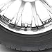 4x Chrome Silver Crown Tire Wheel Air Valve Stem Cap Set For ATV Car Hotrod Ratrod SUV Truck Ford Dodge GMC Toyota Honda Nissan Subaru Cadillac Chevrolet