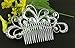 Leegoal(TM) Wedding Butterfly Jewelry Crystal Rhinestone Bride Pearl Hair Comb Pin (Silver)