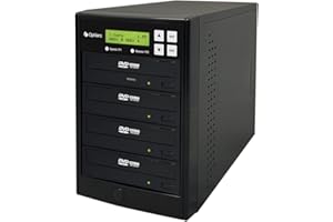 Optiarc 1 to 3 24X Burner M-Disc Support CD DVD Duplicator - Standalone Copier Duplication Tower