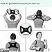 Back Posture Corrector for Men and Women | Discreet Under Clothes Clavicle Brace Corrective Shoulder Support Strap Forward Neck Upper Straightener Best Correct (Model 2)