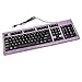 Purple Lilac Crystal Rhinestone USB Computer Keyboard