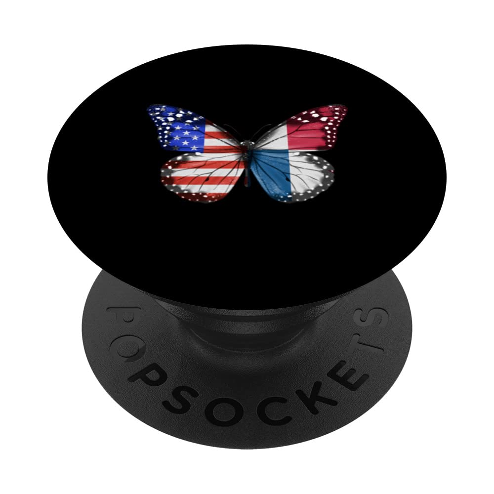 American Panamanian Flag Butterfly PopSockets Swappable PopGrip