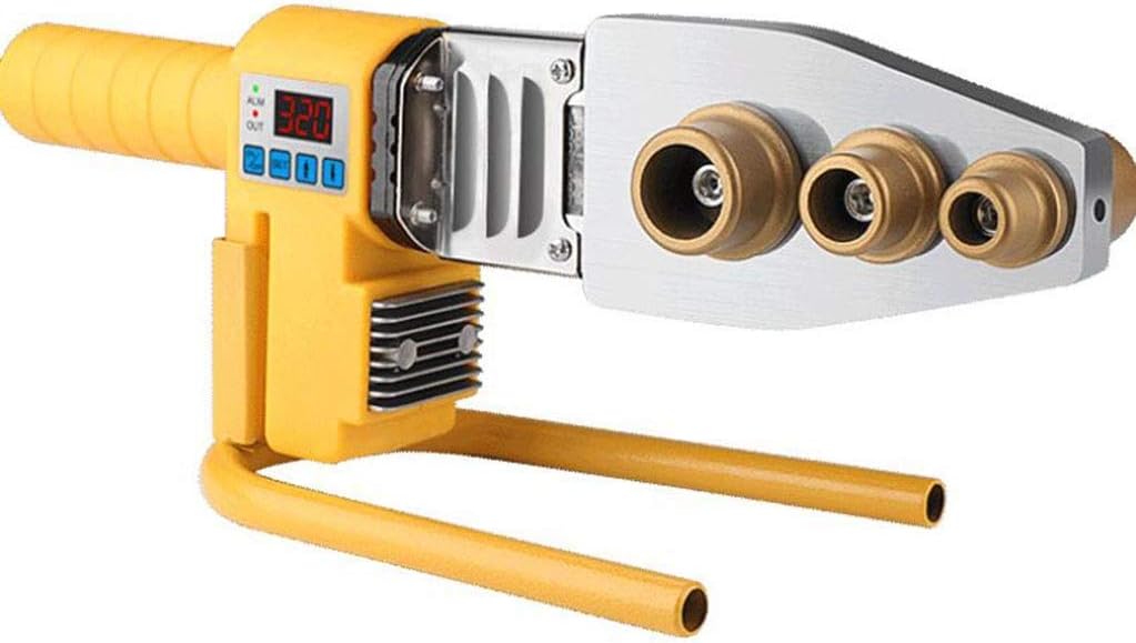 RSGDWD Electronic digital display hot melt machine, 63 type digital constant temperature heat plastic welding machine welding machine 850W, used for welding PPR, PE, PP, PVC pipe