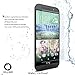CellBee HTC One M9 Screen Protector[Shielding Gladiator]Premium High Definition Shockproof Clear[Tempered Glass]Retail Packaging - 0.3mm Thickness - 2.5D Curved Edge