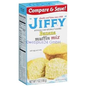 Jiffy banana nut mufn Mix 7oz (072486002908)