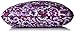 Vera Bradley Women's Cotton Triple Zip Hipster Crossbody Purse, Lilac Paisley, One Size