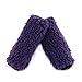 DELUXE PlushGrips Fleece Walker Grip Covers - 1 Pair (Purple)