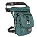 Vanlison Waterproof Airsoft Tactical Drop Leg Pouch Bag Panel Motorcycle Bag Lake Blue