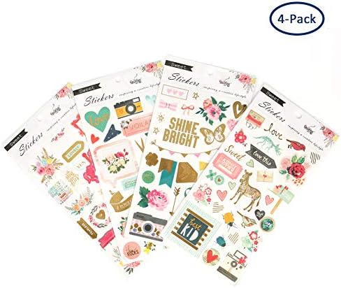 Rlihana Happy Planner Sticker Pack, Journal Stickers, Everyday Reminder Sticker Cute Life Planner Sticker Sheets