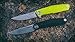 Real Steel RSK G3 Light liner lock folding knife flipper flat grind blade puukko (Fruit Green)