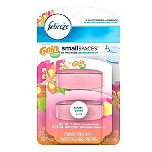 Febreze Small Spaces Hawaiian Aloha Refills Air Freshener, 11 ml, 2 ct Grocery