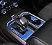 Blue Gear Shift Box Panel and Cup Holder Decorative Cover for Ford F150 2016 2017