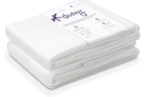 GODYOY Refills Compatible with DEKOR Plus Diaper Pail Refills, 2Pack Extra 10% Length & 30% Thickness Diaper Pail Refill Bags Liners Holds 1334 Diapers,Multi-Layer Odor Control,Fresh Powder Scent