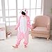 WAFUNNE Kids Rabbit Costume Cosplay Halloween Easter Animal Onesie for Boys Girls Child Pink Bunny XL