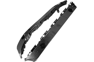 Partuto 1 Pair Bumper Brackets Support Fender Cover Compatible for Toyota Sienna 2011-2020, Durable Plastic Black Front Left 