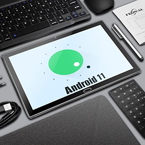 Android 11 Tablet, 2 in 1 Tablet 10.1 inch, 4G Cellular Tablet with