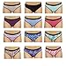 Just Intimates Women's Cotton Panties/Bikini Underwear (Pack of 12) - Size 7 - Multi