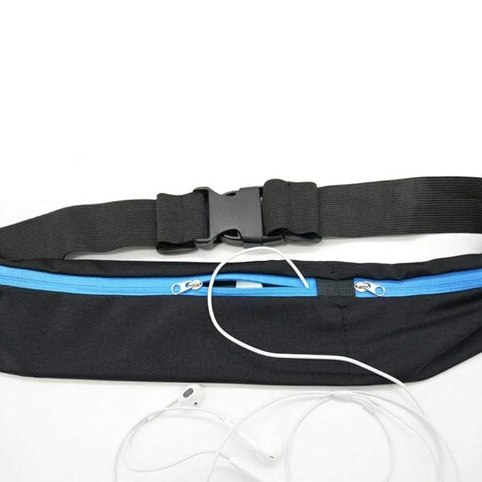 SMILEQ Doble Bolsillo Cinturón de Correr Bolsa de teléfono Bolsa ...