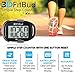 3DFitBud Simple Step Counter Walking 3D Pedometer with Clip and Lanyard, A420S
