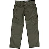 LA Police Gear LAPG Kid's Rip-Stop Cargo Pants, Outdoor Durable Children's Hiking, Camping, Adventure Pants