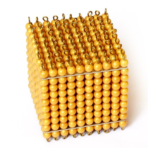 Montessori Golden Bead Thousand Cube
