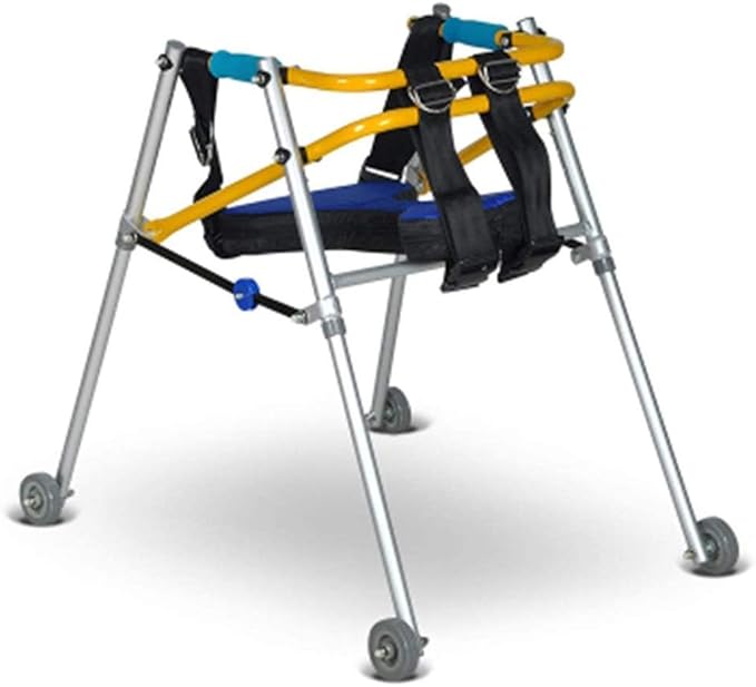 Walker, Child Rehabilitation 4 Wheel Rollator Walker, Lightweight Drive
