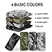 M&Z Men's Low Cut Socks Anti-slid High Grade Camouflage Sock 4 Seasons(4pack)