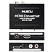 Musou HDMI Audio Extractor V1.4,HDMI to HDMI + Optical Toslink(SPDIF) + RCA(L/R) Stereo Analog Outputs Video Audio Splitter Converter Support 4K,Black