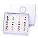 Onnea 2016 Merry Christmas Series 12 Pairs Stud Earrings, Gift Package
