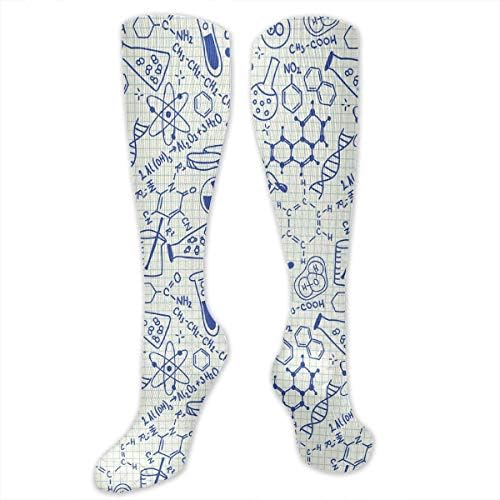 Personalized Compression Socks，Tiger Skin With Stripes And Warm Toned Background Motifs From African Culture，Best Medical,for Running,Hiking，Varicose Veins，Circulation & Recovery