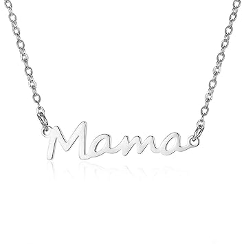 mama necklace silver