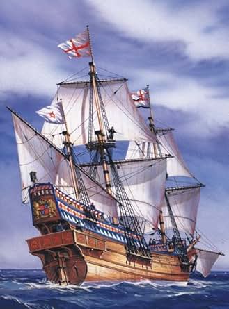 Amazon.com: Heller Golden Hind Boat Model Building Kit  Amazon.com: Heller Golden Hind Boat Model Building Kit