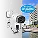 [2019 Newest Two Way Audio] Jennov Wireless WiFi Security IP Camera Outdoor Bullet Home HD 1080P Surveillance IR Night Vision Two Way Audio, Onvif Motion Detection and Pre-Installed 16G Micro SD Card