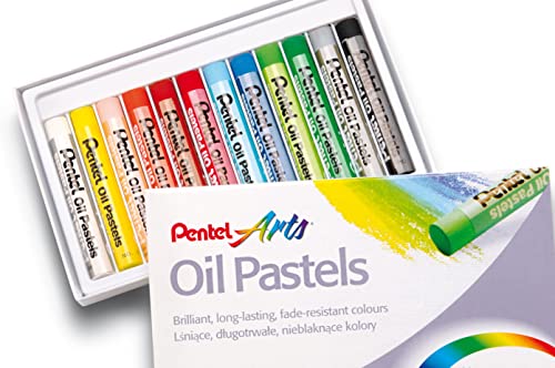 Pentel Oil Pastel Set (Pack of 12)