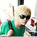 ACE Fashion Man Short Platinum Blonde Rice White Straight Wig