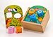 HABA Nature Shapes - Wooden Shape Sorting Box with 4 Scenes and 6 Shapes for Beginner Puzzling - Ages 1 and Up