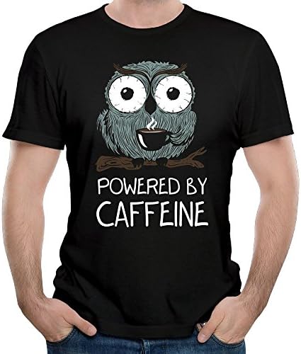 Powered by Caffeine Men's T Shirt Round Neck T