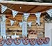 230 Feet Oktoberfest Bavarian Pennant Banner - Hanging Check Flag German Themed Party Decoration