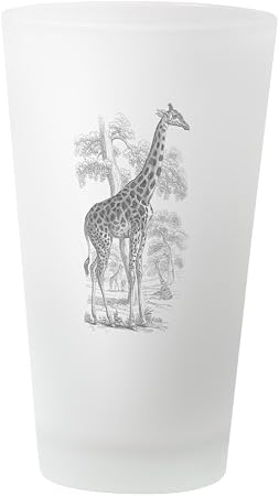 Cafepress Girafe Dessin Verre à Bière Verre à Bière 16