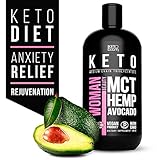 Keto for Women. Organic MCT Oil + Hemp + Avocado. Triple Filtered and Cold Pressed C8 + C10 MCT Coconut Oil. Paleo and Vegan Friendly. Diet Stress Relief by Organic Hemp Oil. Made in USA