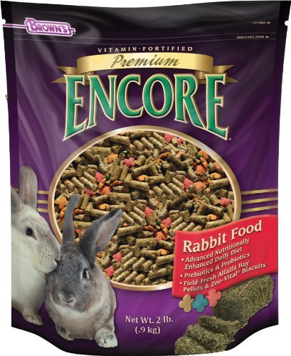 F.M. Brown'S Encore Premium Rabbit Pet Food, 2-Pound