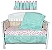 Sea Sweeties Pink and Blue Ocean 5 Piece Baby Girl Crib Bedding with Bumper by Belle