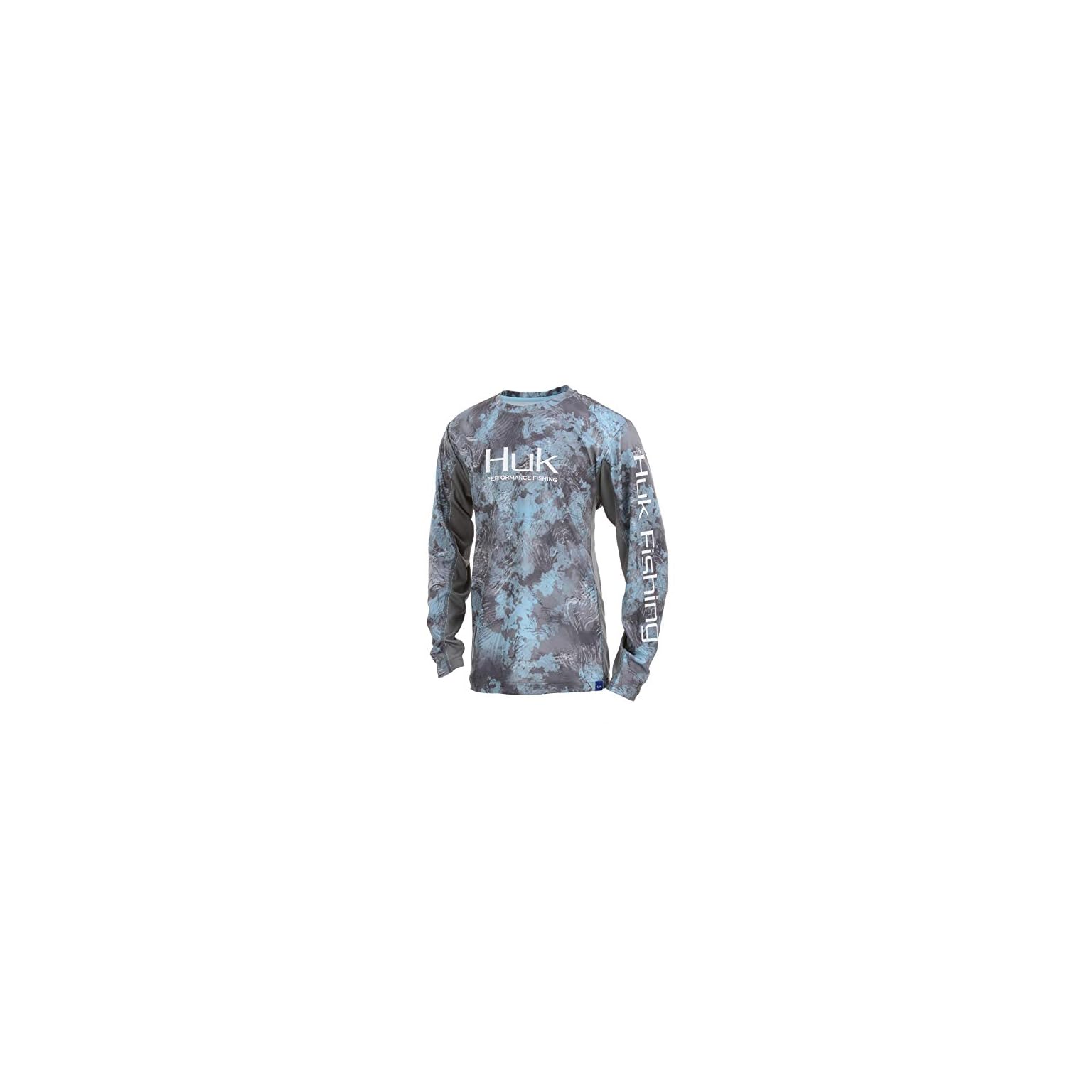 HUK Kids' Icon X Camo LongSleeve Shirt + Sun Protection Fishing