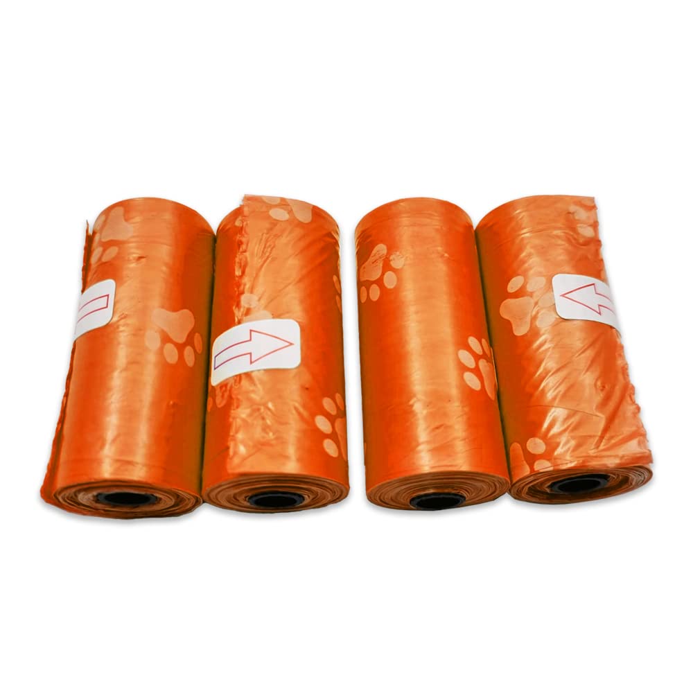 Dog Poo Bags – 60 Pack Durable Leak-Resistant Pet Waste Bags – Scent-Free, Easy-Tie Plastic Dog Waste Bags for Hygienic Clean-Up – 30 x 22 cm