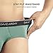 DAVID ARCHY Men's Briefs Rayon Made From Bamboo Underwear Pouch Breathable Super Soft Comfort Briefs Lightweight No Fly 4 Pack